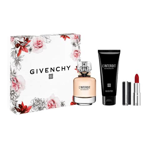 cofanetto givenchy l'interdit|givenchy eau de toilette.